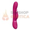 Vibrador estimulador de punto G con estimulador de clitoris y carga USB